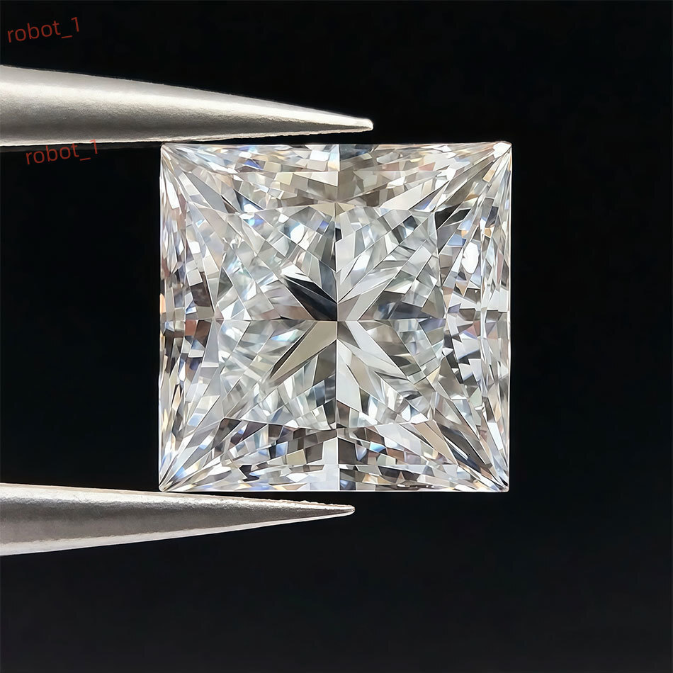 Wholesale IGI Certified Lab Grown Diamonds 1ct 2 Carat Princess Cut Vvs1 Diamond 3ct Loose HPHT CVD Lab Grown Diamond
