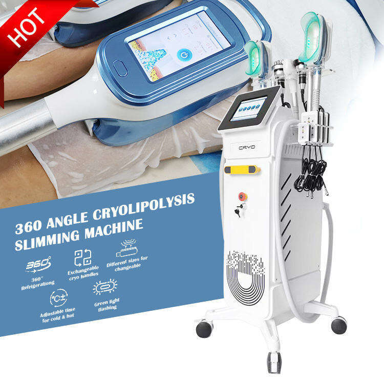 2026 Fat Cavitation Rf Machine Fat Freezing RF Laser Pads Cool Tech Fat Freezing Machine Cool Slimming 360 Angle Cryolipolisis Machine