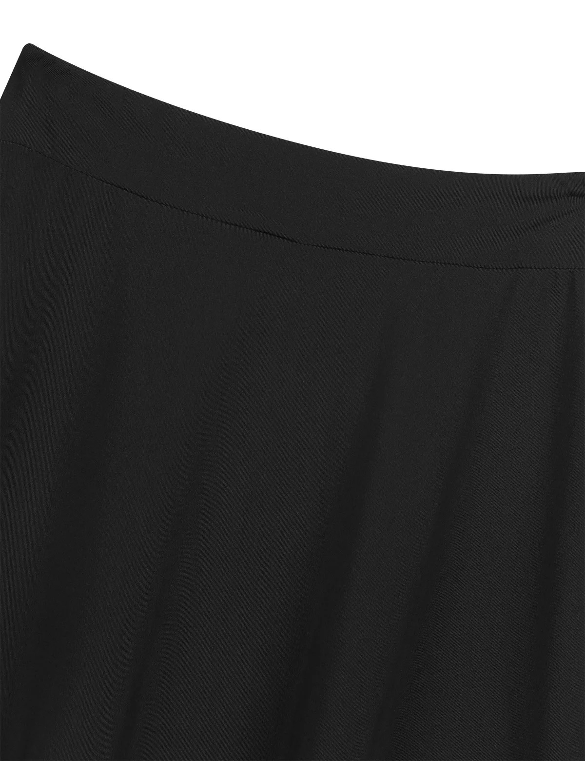 FEESHOW Kids Girls Skirts Big Solid Color Lightweight Stretchy Knee Length Full ALine Skater Skirt Casual Party Clothes 260207