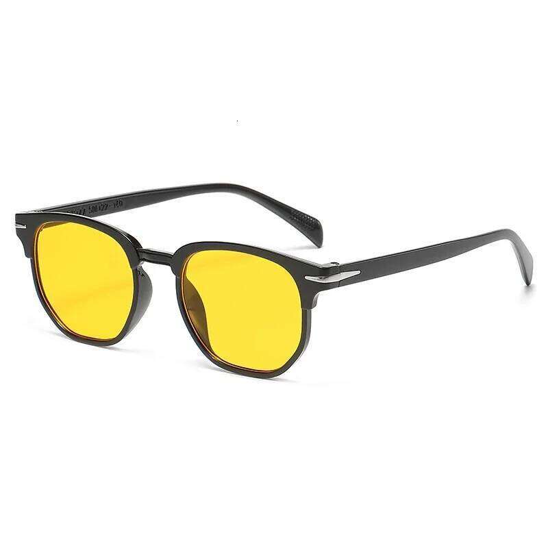 Retro Sunglasses Men Women Popular Square Oval Sun Glasses Ladies Black Eyeglasses Driver Goggles UV400 Mirror Y260207