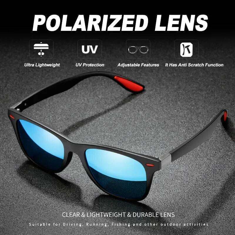 Vision PC Frame Polarized Sunglasses Men Outdoor Sport Sun Day Driver Night Glasses Goggles Y260207