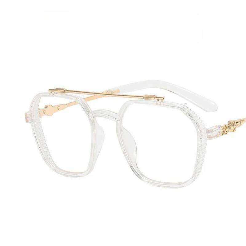 1PCs Blocking Fashion Men Optical Clear Glasses Black Square Frame Anti Blue Light Eyeglasses Eyewear Lentes Y260207