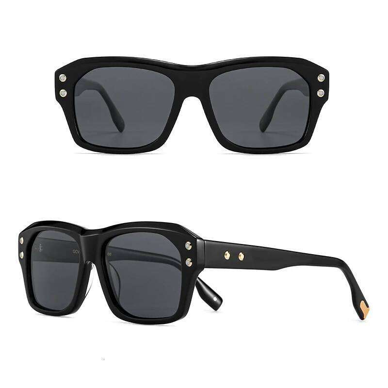GCV Brand Acetate Square Rectangular Polarized Sunglasses Man Women Fashion Outdoors Eyewear Uv400 Quality Of Luxury Goods Y260207
