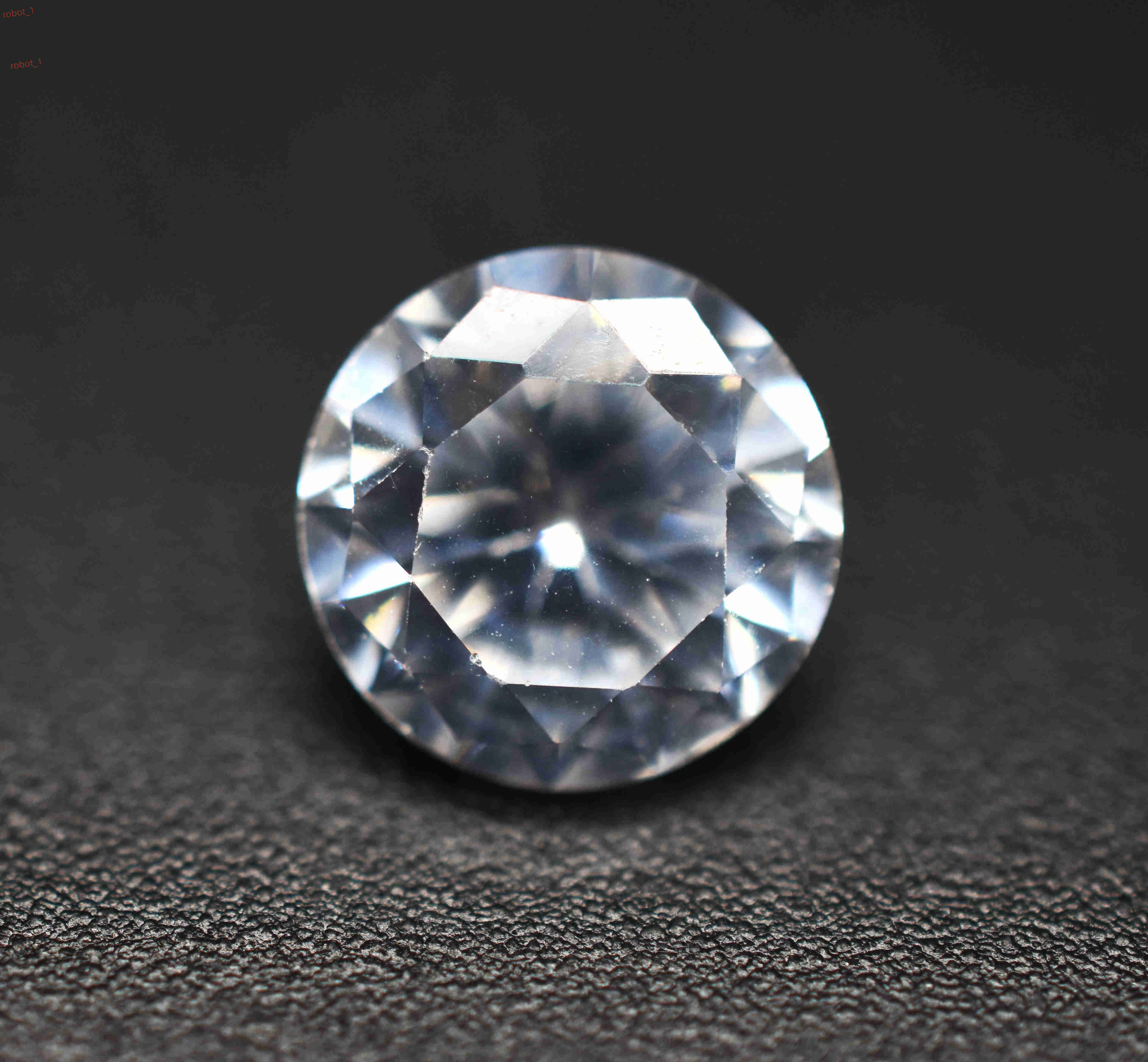 White Zircon Loose Gemstone Faceted Silver Sapphire 3mm to 20mm Diamond Cut for Jewelry Makuings Cubic Zircon