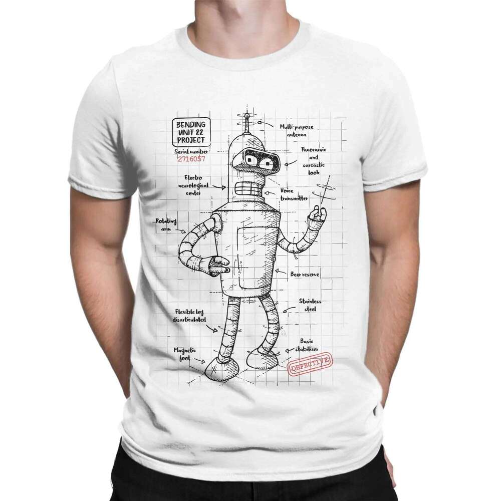 Futuramas Cartoon Comic Apparel Men Women T Shirt Cotton Tee Print T-shirt Clothes C260207