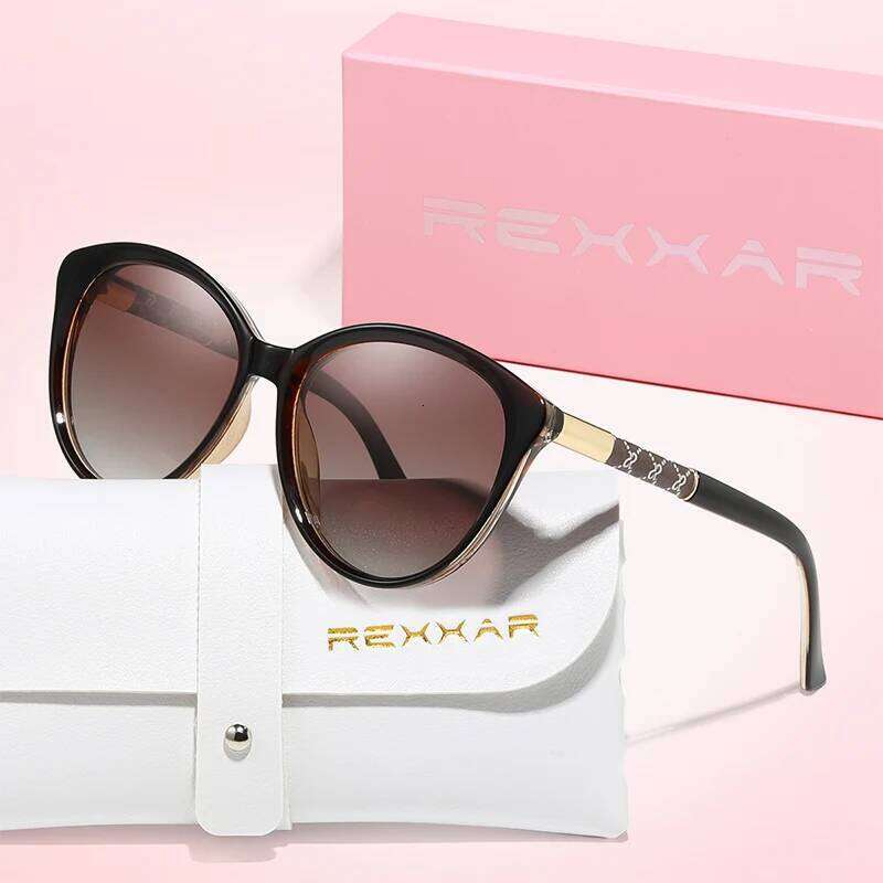 REXXAR Polarized High Quality Cat Eye Sunglasses Women Men Sexy Fashion Brand Sun Shopping Party Male Female Glasses Y260207
