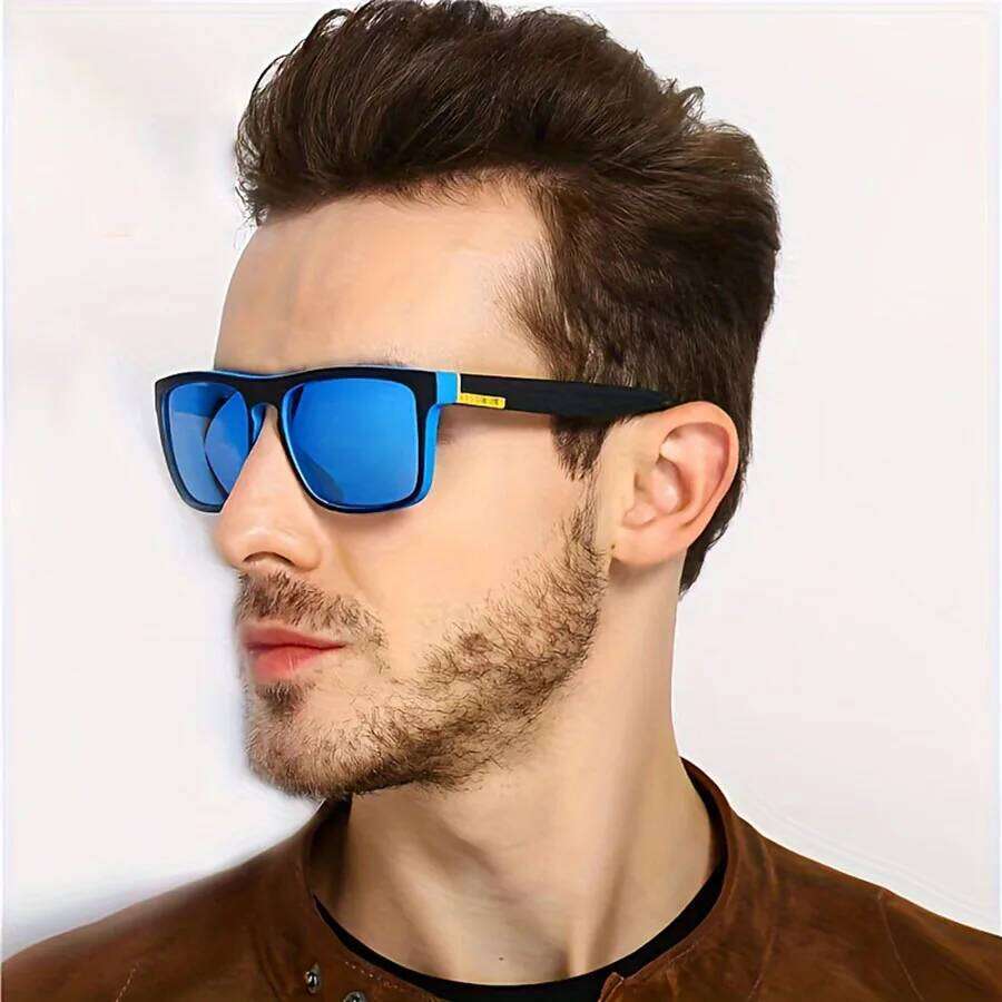 2pcs Square Polarized Sunglasses Anti Glare Sun Shades For Summer Party Vacation Travel Driving Fishing Y260207