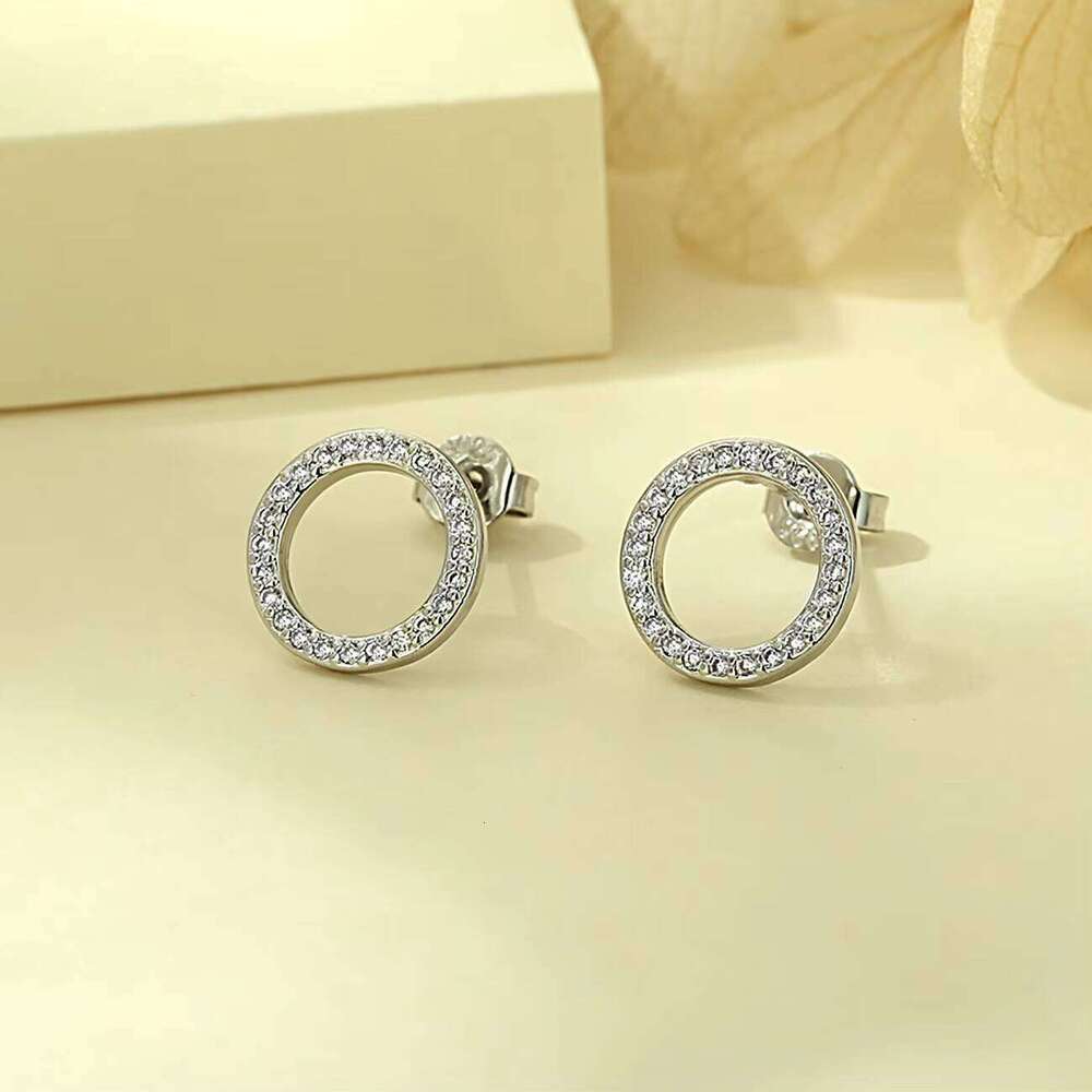 E230913123 Earrings 925 Sterling Silver Moissanite Jewelry Pass Diamond