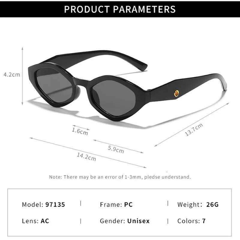 Vintage Cat Eye Sunglasses Women Men Brand Designer Fashion Goggle Sun Glasses Female Trends Shades Outside Eyewear UV400 Y260207