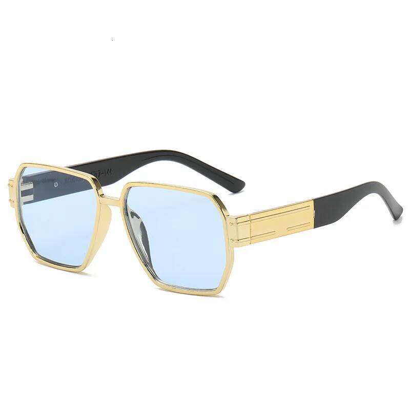New Arrival Vintage Polygon Sunglasses Women Men Square Sun Glasses Big Eyewear Oculos De Sol for Male Female Special Shaped Y260207