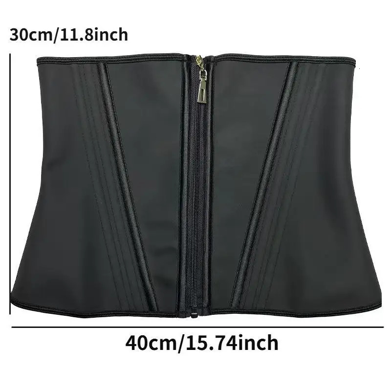 Womens Waist Trainer Belt Abdominal Control Exercise Slimming Shapewear with Zipper Hook Casual Festival Wear Body Shaper 260207