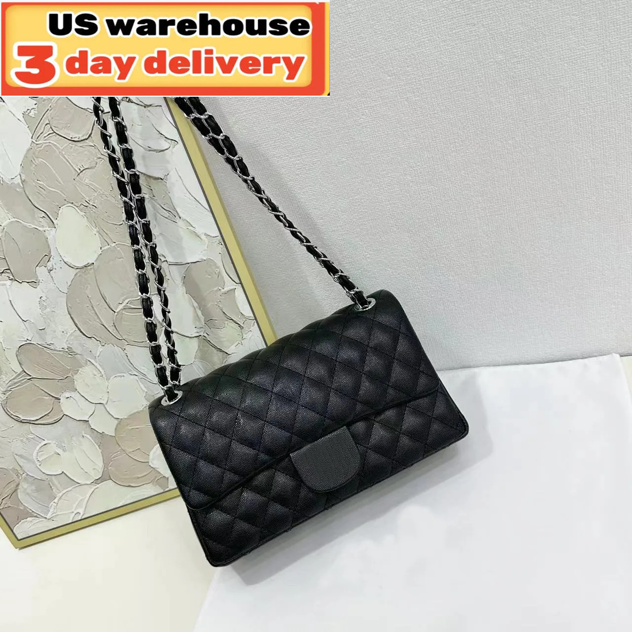 Women Luxury Designer bag Shoulder bag Handbag PU leather bags luxurys crossbody bag Chain Bag purse Message bags 25.5x8x16cm