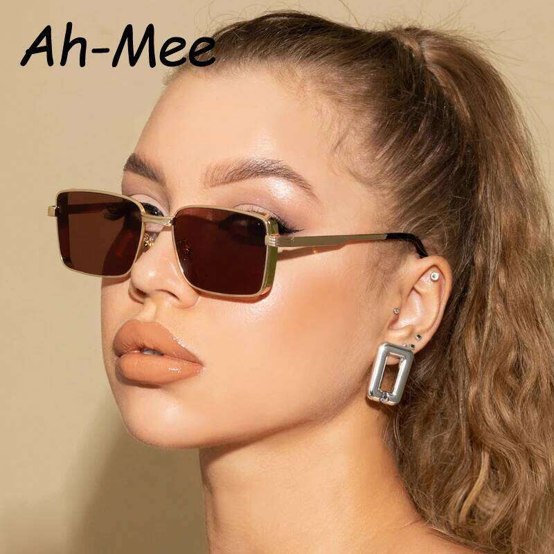 Classic Square Steampunk Sunglasses Luxury Brand Designer Men Women Retro Rectangle Punk Metal Frame Sun Glasses UV400 Y260207