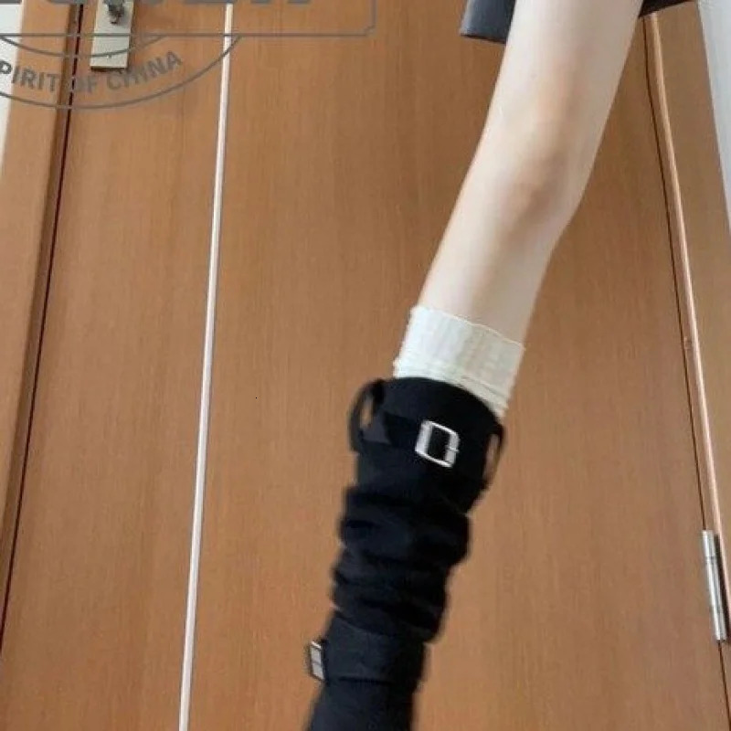 Microfiber Suede High Tube100y Rubber Winter Mid Heel35cmBagged Fashion Boots Round Toe 260208