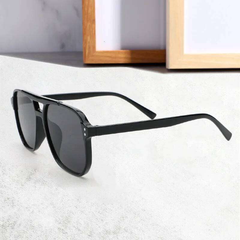 Punk Square Frame Anti-UV Travel Driver Goggle Retro Sunglasses Beach Eye Protection Eyewear Black Shades Glasses Y260207