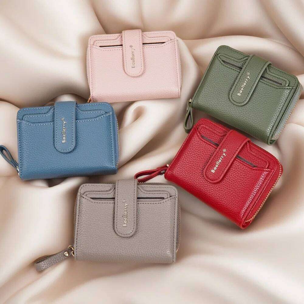 Baellerry Slim Women's Wallet RFID Blocking Multi Card Organizer, Zip Coin Purse - Gift for Mom/Wife Everyday Use Y260206