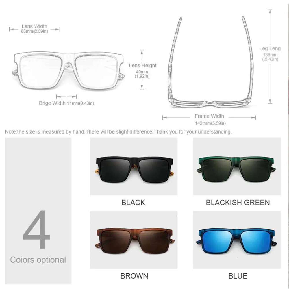 Retro Walnut Brand Ultra-Light Sunglasses For Men and Women Polarized ExquisiteFashion Y260207
