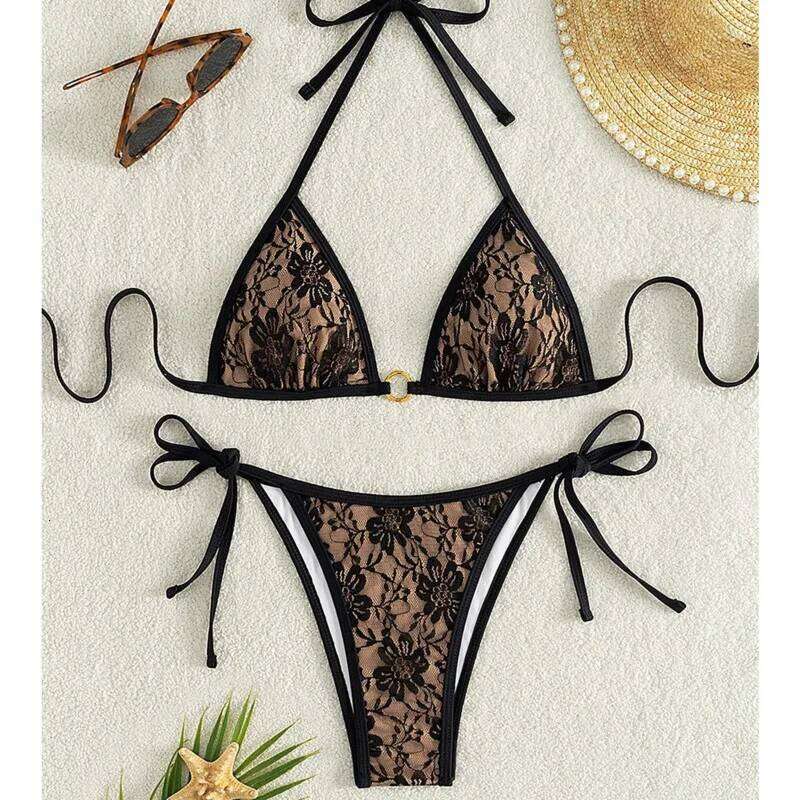 New Sexy Bikinis Lace Swimsuits Women Swimwear Push Up Female Beach Swimming Wear Bathing Suits Brazilian Bikini Set Pool Bather C260207
