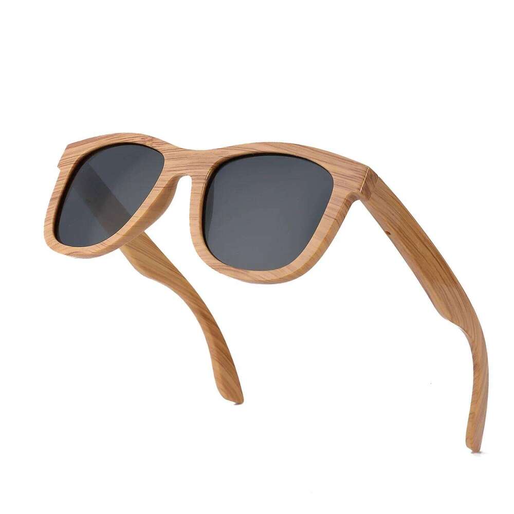 Plastics Wood Bamboo Sunglasses Men Women Classic Fashion UV400 Vintage Driving Sun Glasses Black Fishing Eyewear Y260207