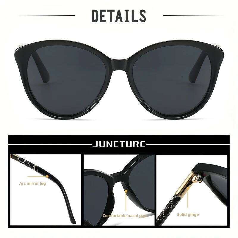 REXXAR Polarized High Quality Cat Eye Sunglasses Women Men Sexy Fashion Brand Sun Shopping Party Male Female Glasses Y260207