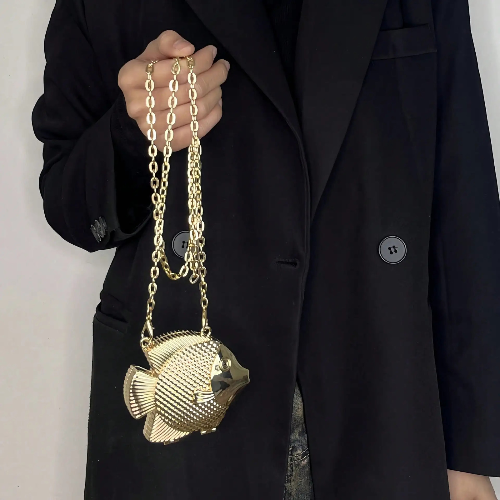 Cute Unique Crossbody Purses Evening Clutch Bag For Women Fish Shape Shoulder Fashion Handbag Satchel Purse 260208