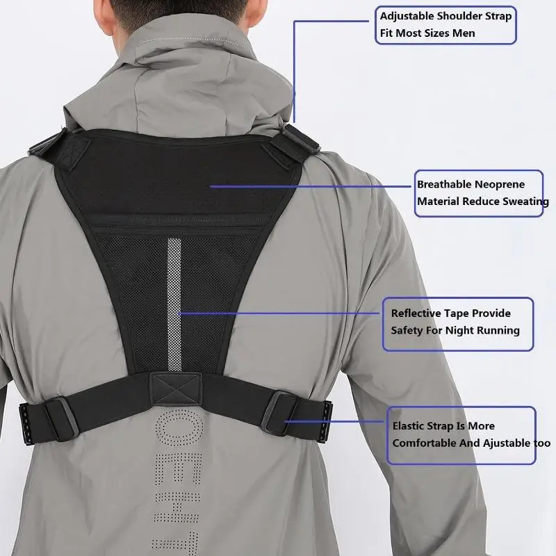 Outdoor Chest Bag For Men and Women Tactical Vest Running Cycling EDC Pack Rig Sports Workouts w251218