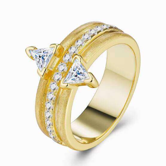 Bestselling S925 Silver Moissanite Ring For Women, Euro-American Light Luxury Minimalist Style.