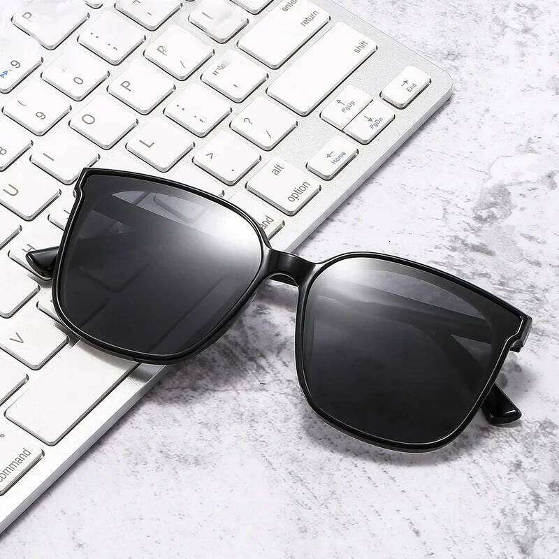 NEW Trend Myopia Polarized Sunglasses Men Women Cat Eye Oversized Black Eyewear Prescription Sun Glasses Diopter 0 To -6.0 Y260207