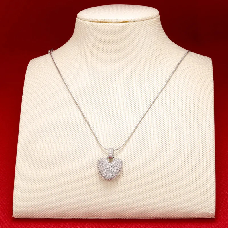 ZHUKOU 125x500mm Fat and lovely crystal brass silver color letter necklace for women friends birthday gift model VL34 260124