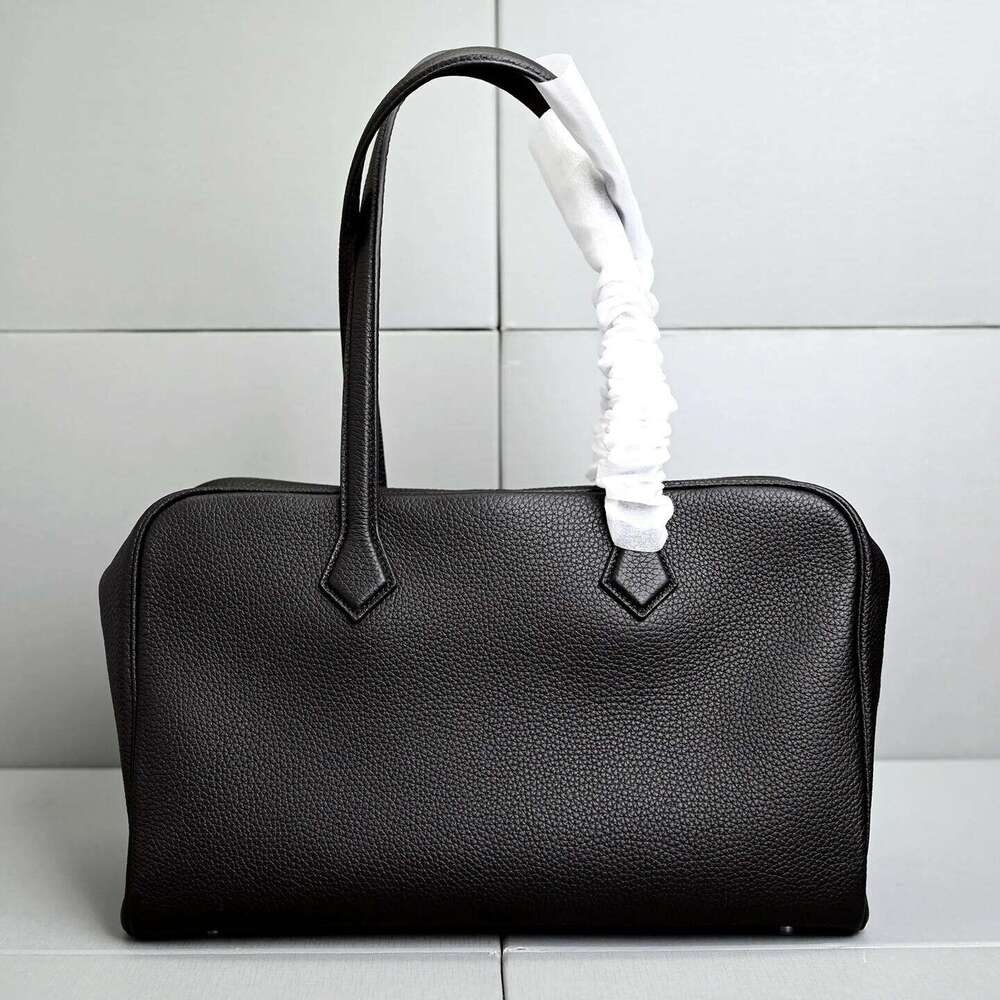 Luxury Bags Genuine Leather Bowling Bag For Women, Layer Cowhide Handbag, Capacity Top Handle Bag, Small & Large Size Hot Selling BAOLUOMINGPIN