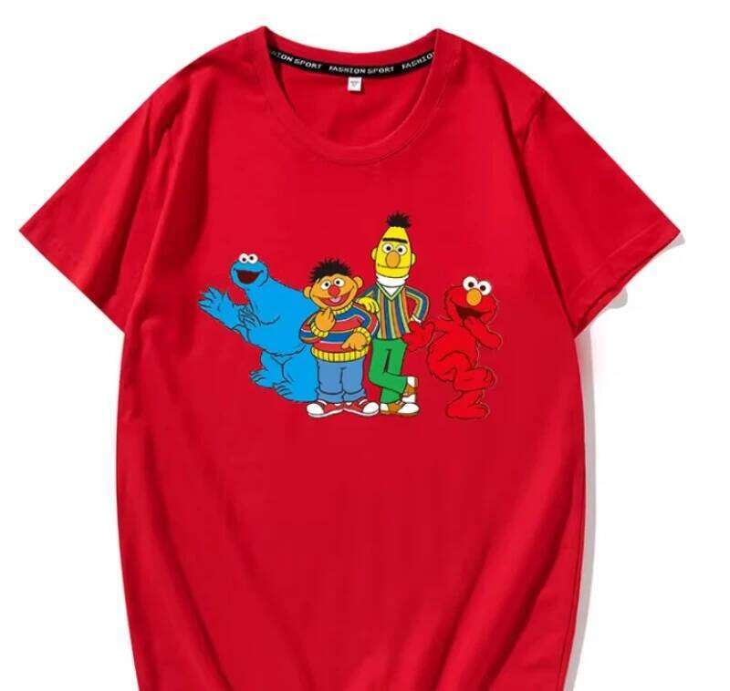 2026 Miniso Sesamed Sweet Streets Men Women T Shirts Amazing Tee Shirt Short Sleeve Crewneck T-Shirts Unique Tops C260207