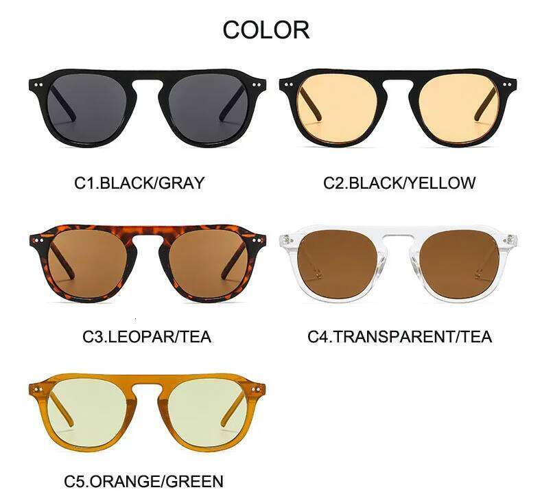 Square Sun Glasses For Men Retro Sunglasses Men/Women Brand Designer Y260207