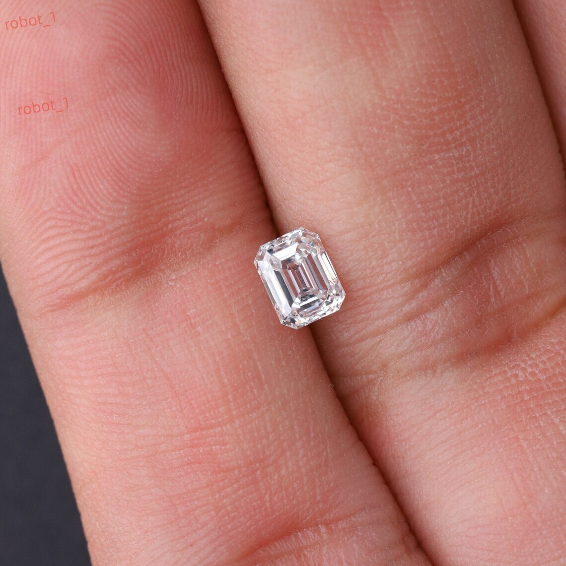 Excellent Emerald Cut Loose Lab Grown Diamonds TCW 05 Ct Size 5x3 mm VVS1 Clarity F Color Loose Stone for Sale