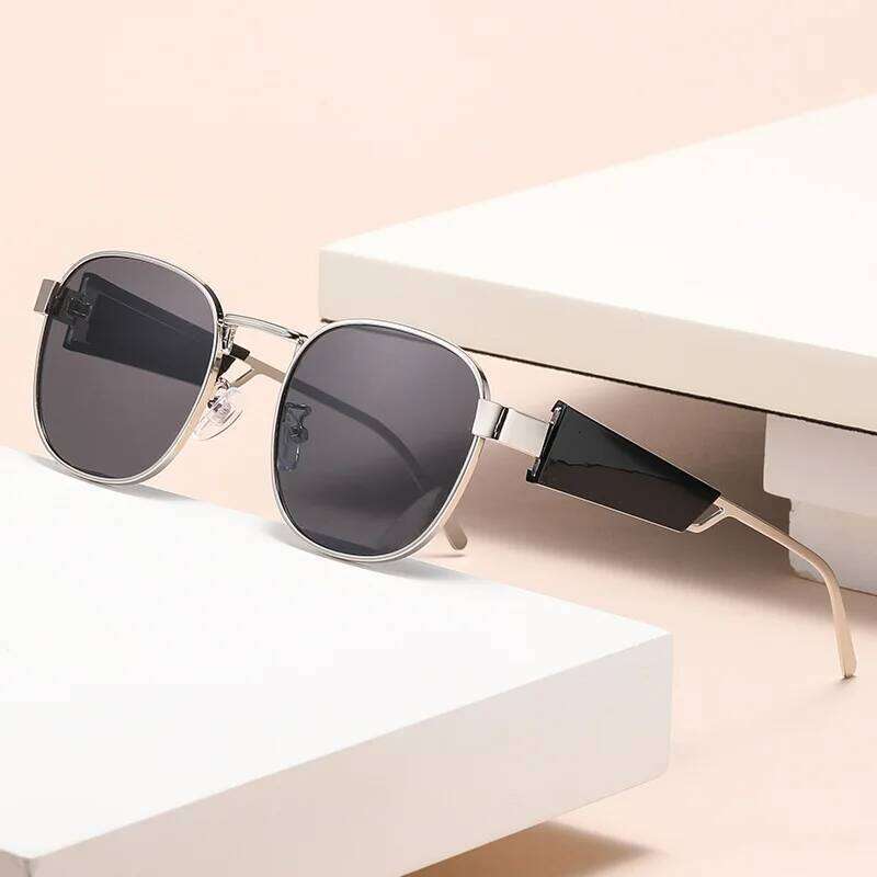 New Vintage Square-framed - Trendy Men's And Women's Sunglasses Street Photography Style Mirror Surface 2420 Y260207