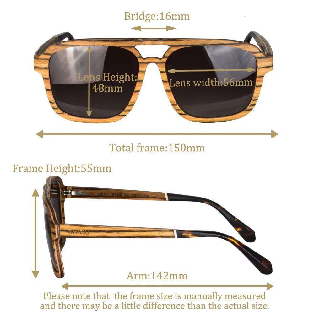 SHINU vintage man polarized sunglasses for men nature wood handmake fashion eyeglasses Y260207