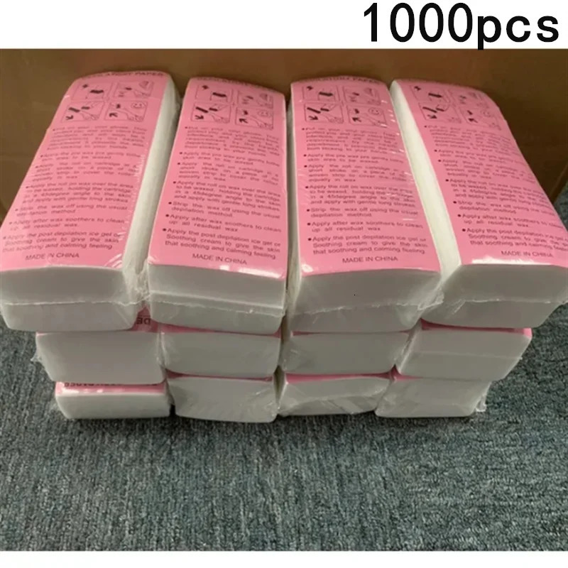 100/200/500/1000PCS Nonwoven Body Cloth Hair Wax Paper Roll Epilator Wax Strip Paper High Quality Wholesale 260126