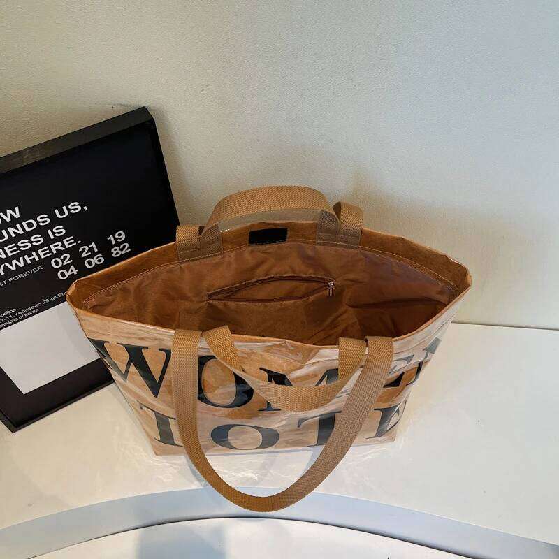 Tiptoegirls High Quality PVC Tote for Women 2025 Summer Fashion Big Package Lady Handbag Bright Casual Woman's Shoulder Bag C260207