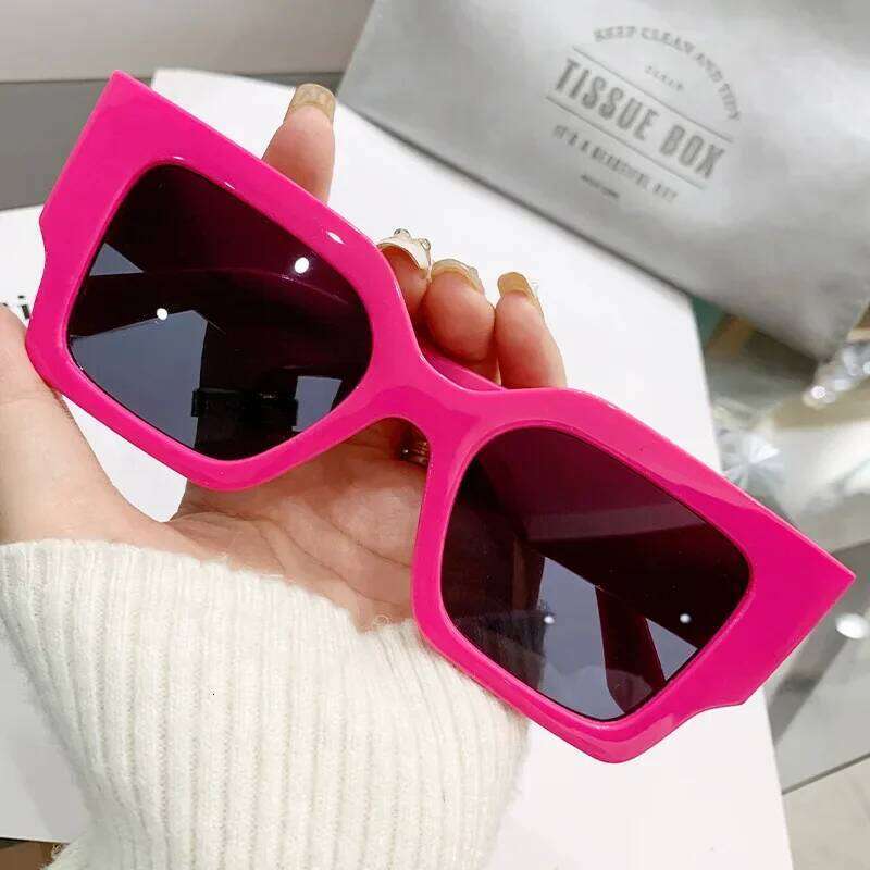 New Vintage Square Sunglasses Woman Fashion Retro Sun Female Eyewear Brand Designer Glasses UV400 Gafas De Sol Y260207