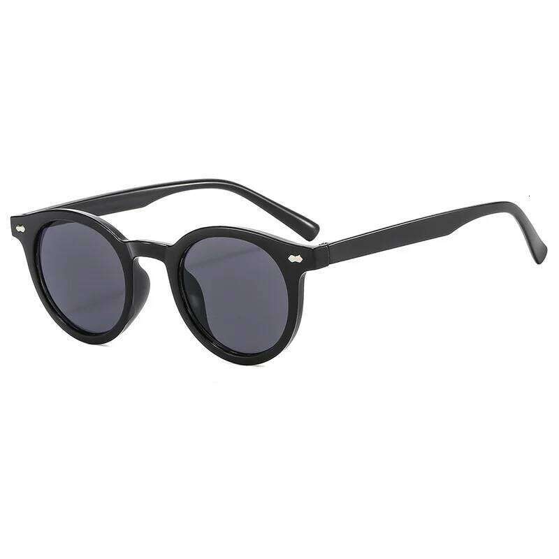 Fashion Small Style Round Sunglasses Clear Tinted Lens Brand Design Party Show Vintage Sun Glasses Man/Women Oculos De Sol Y260207