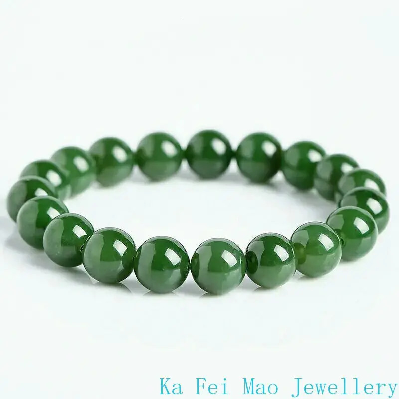 Natural an Jade Jasper Elastic Bracelet Charm Luxury Boutique Jewelry Couple Bracelet for Men and Women Holiday Gift 260202