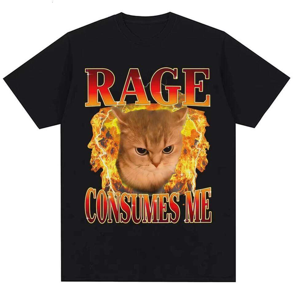 Fuuny Kittler Hilarious Cat Meme Printing T Shirts Women Cute Fashion Short Sleeve RoundNeck T-shirts Streetwear Clothing C260207