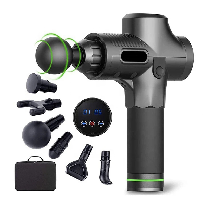 Fascial Massage Gun Electric Percussion Pistol Massager Body Neck Back Deep Tissue Muscle Relaxation Fitness Tool For Shoulder 260129