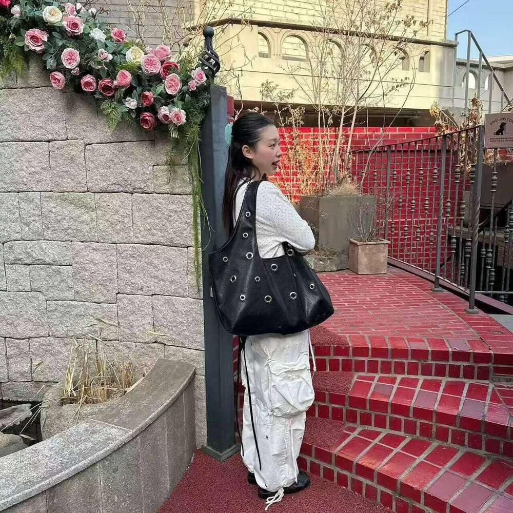 2025 New Fashion PU High-Capacity Shoulder Bag Handbag Simple Office Lady Women Bags C260207