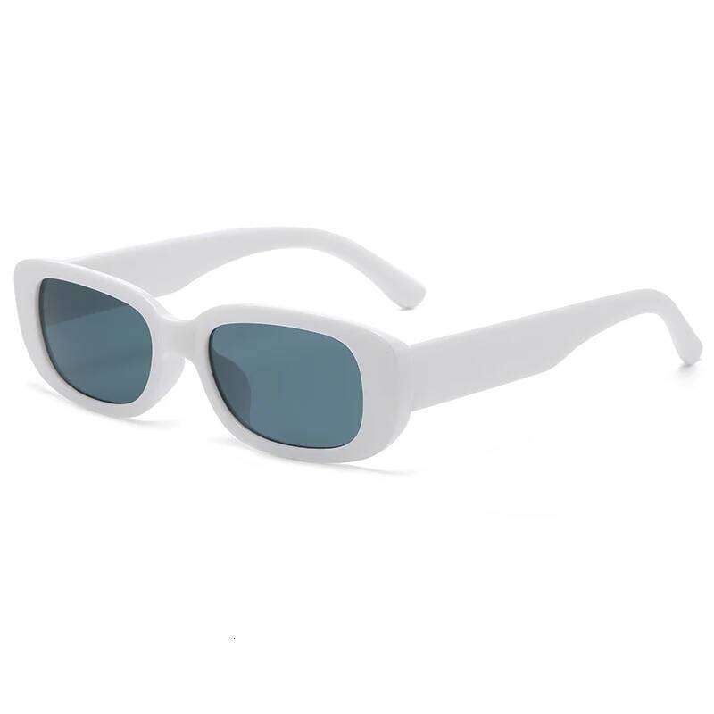 Rectangle Fashion Sunglasses Women Men Retro Vintage UV400 Sun Shades Glasses For Summer Beach Travel Y260207