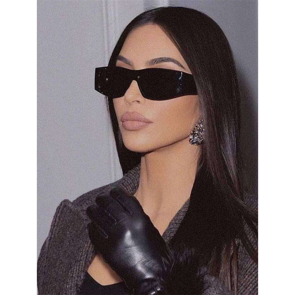 Fashion Vintage Black Square Sunglasses Woman Luxury Brand Small Rectangle Sun Glasses Female Clear Eyeglasses Oculos De Sol Y260207