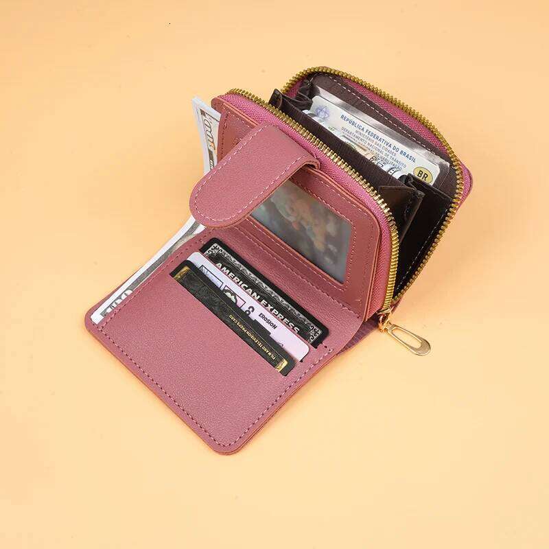 New popular foreign trade item, multifunctional women's short student wallet, and coin purse Y260206