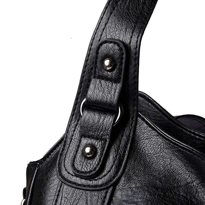 Pu shoulder bag fashionable temperament zipper opening design daily commuter handbag C260207