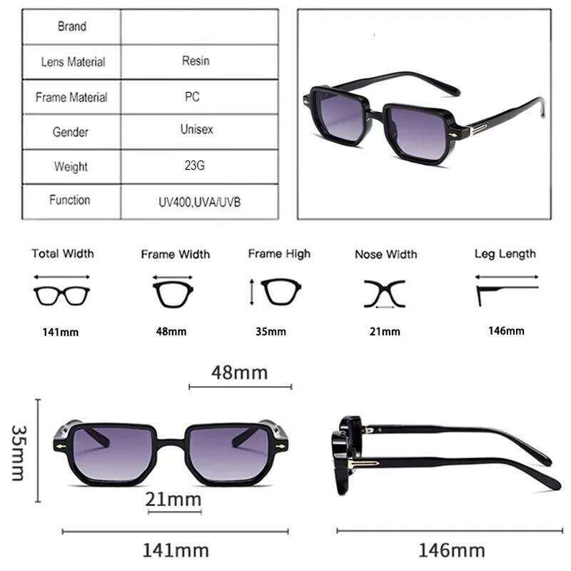 Rectangle Sunglasses Women Men Candy Color Sun Glasses Ins Street Party Eyeglasses for Shopping Beach Eyewears Y260207