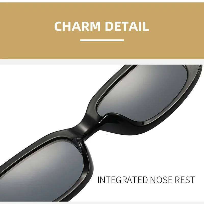 New Vintage Oval Sunglasses Woman Luxury Brand Rectangle Sun Glasses Female Small Ellipse Eyewear UV400 Oculos De Sol Y260207
