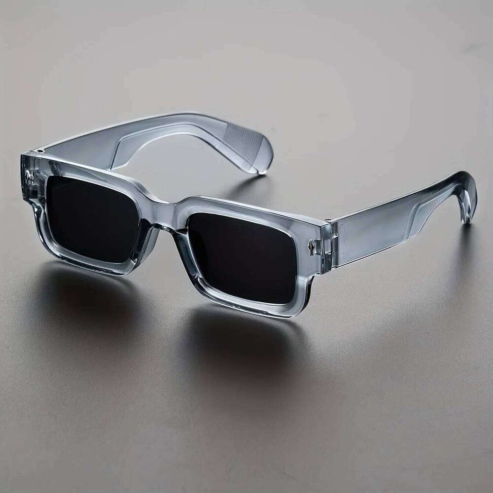 Men Driving Vintage Rectangle Sunglasses Fashion Square Sun Glasses Luxury Brand Design UV400 Shades Eyewear Women Goggles Y260207